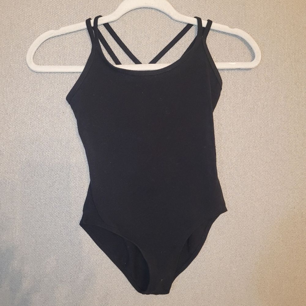 Kids Size 140 (Aprox Size 10) Black One Piece Bodysuit